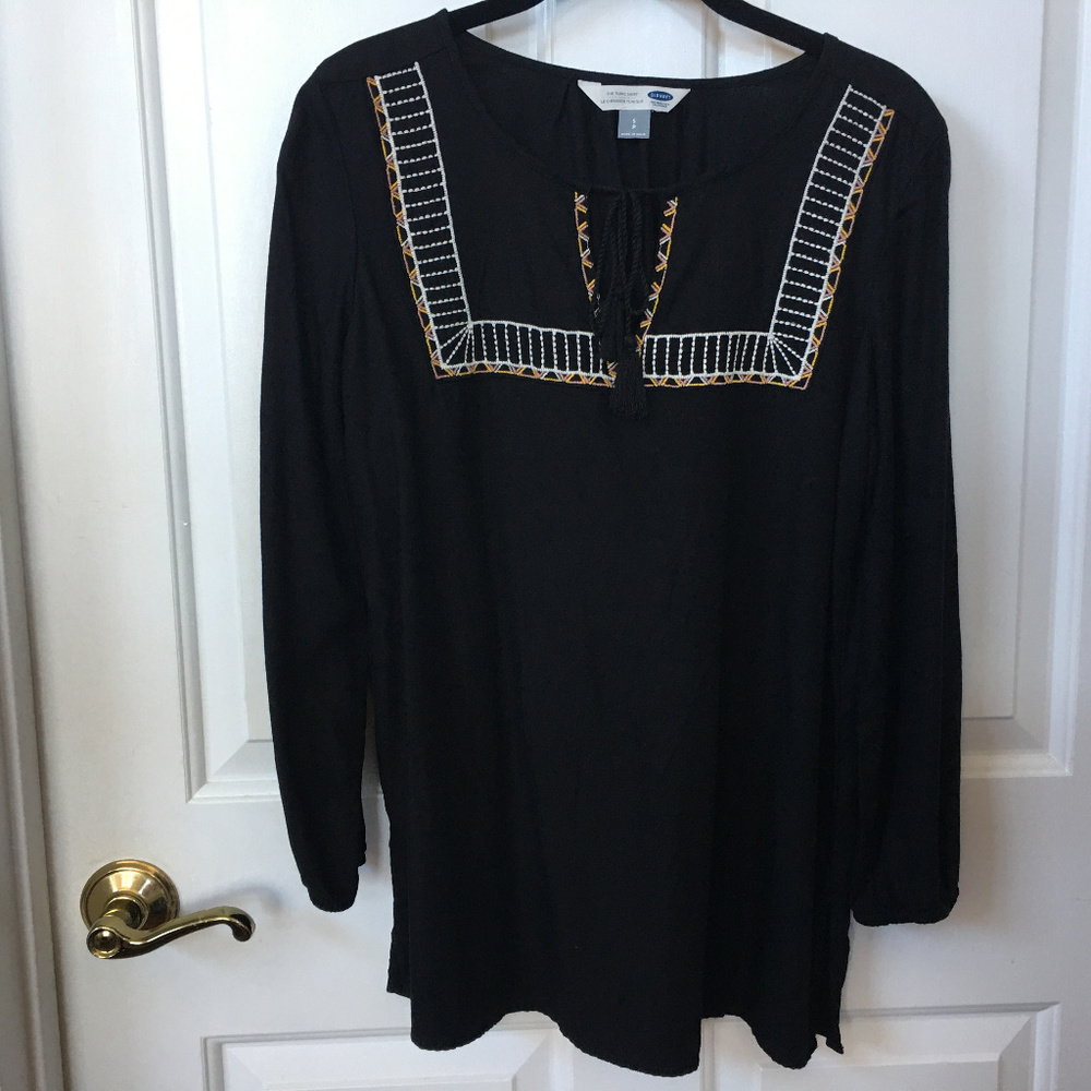 Old Navy Embroidered "The Tunic Shirt"
